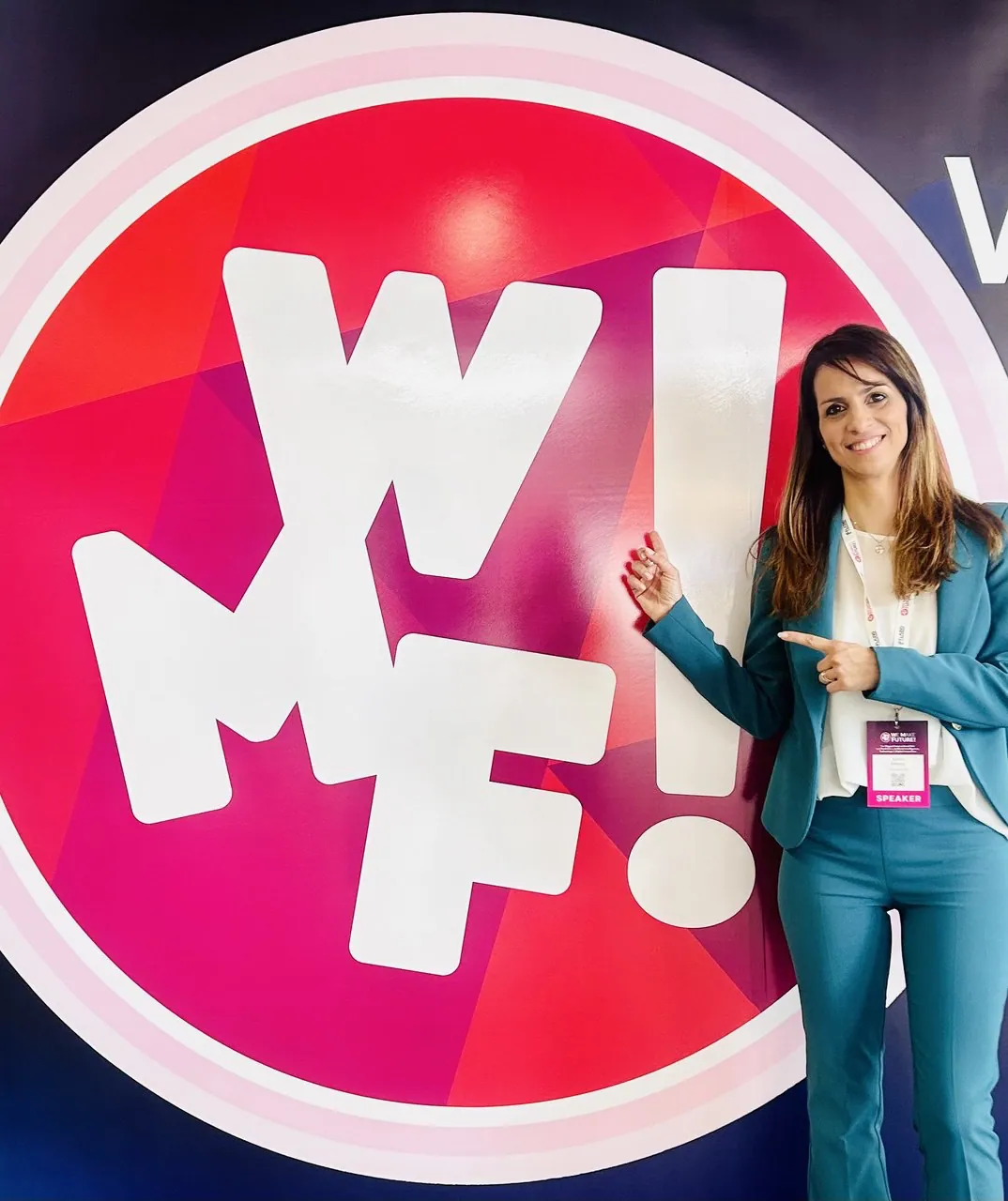 Enrica Sabatini sul palco del WMF We Make the Future 2025 a Bologna