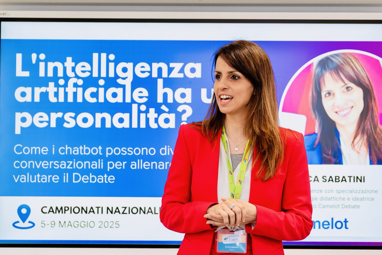Enrica Sabatini a Campionati Nazionali Debate Italia 2025, Marina di Massa
